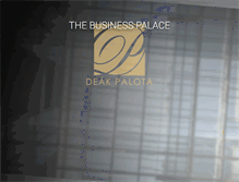 Tablet Screenshot of deakpalota.hu